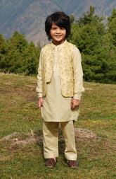 Printed Waist Coat 3Pcs Infant